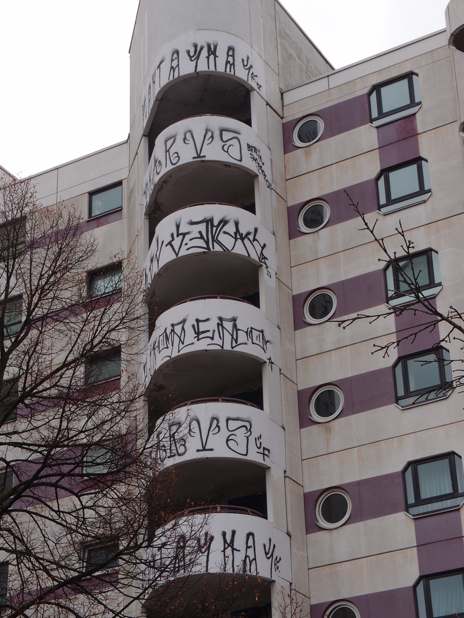 fotos de pixação em Berlim 2018/19